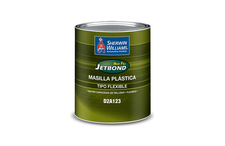 MASILLA FLEXIBLE PLASTICA AUTOMOTRIZ JET BOND JET BOND MASILLA PESADA D2A123 Galón (3.78 L)