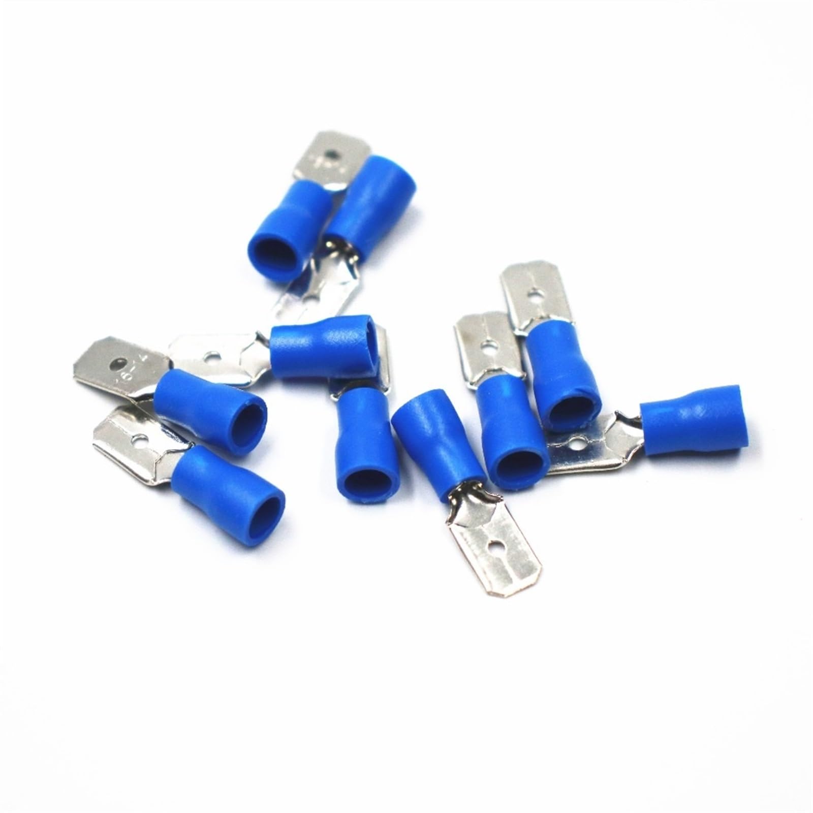 TERMINAL MACHO TIPO PLANO  16-14 AZUL