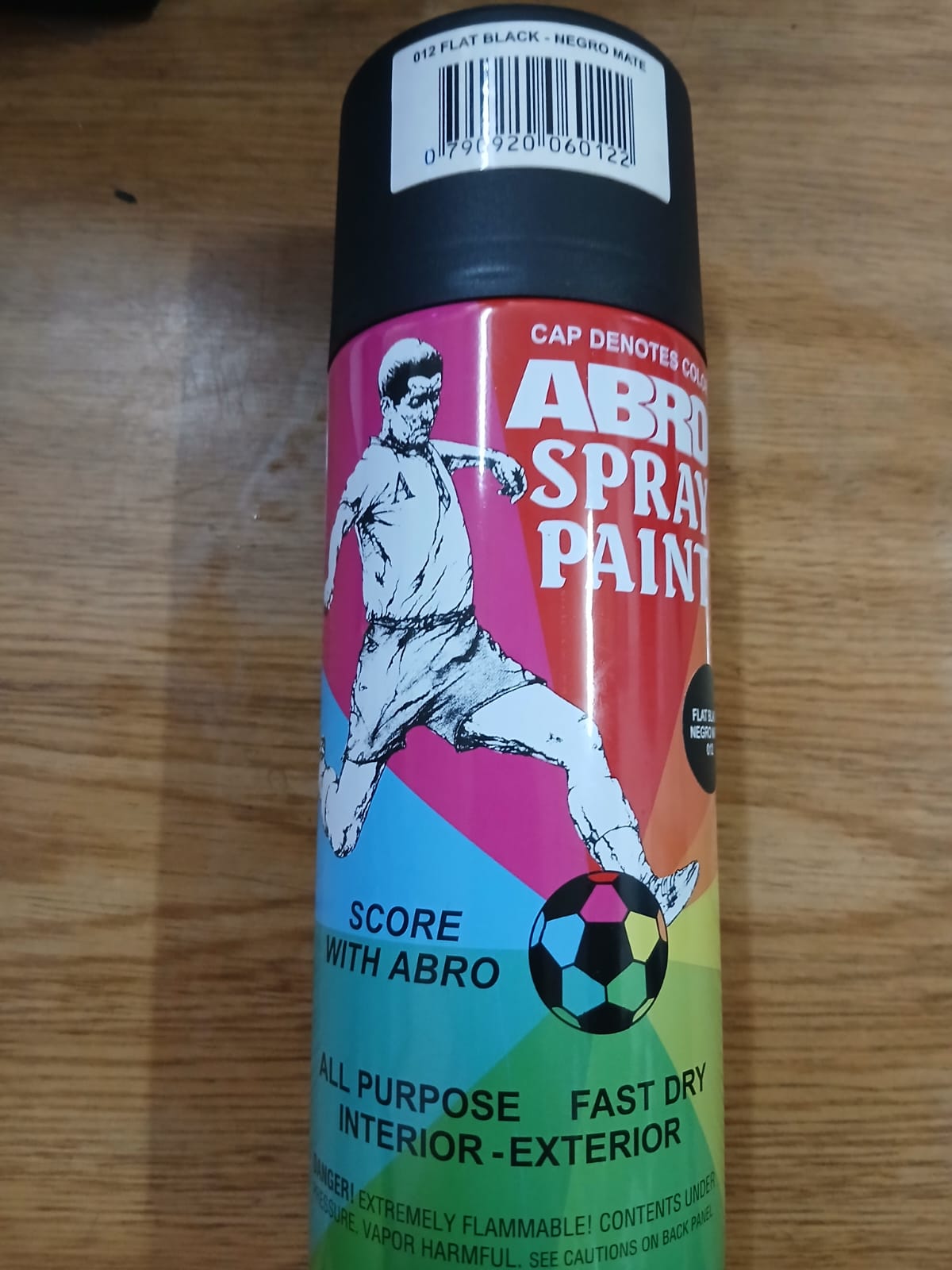 ABRO SPRAY NEGRO MATE  012