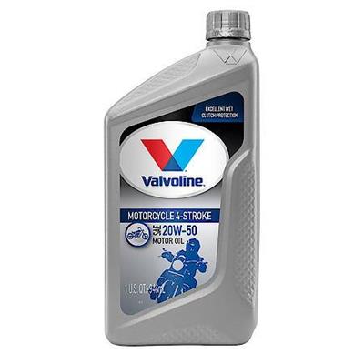 VALVOLINE MOTORCYCLE4-STROKE 20W-50 QT