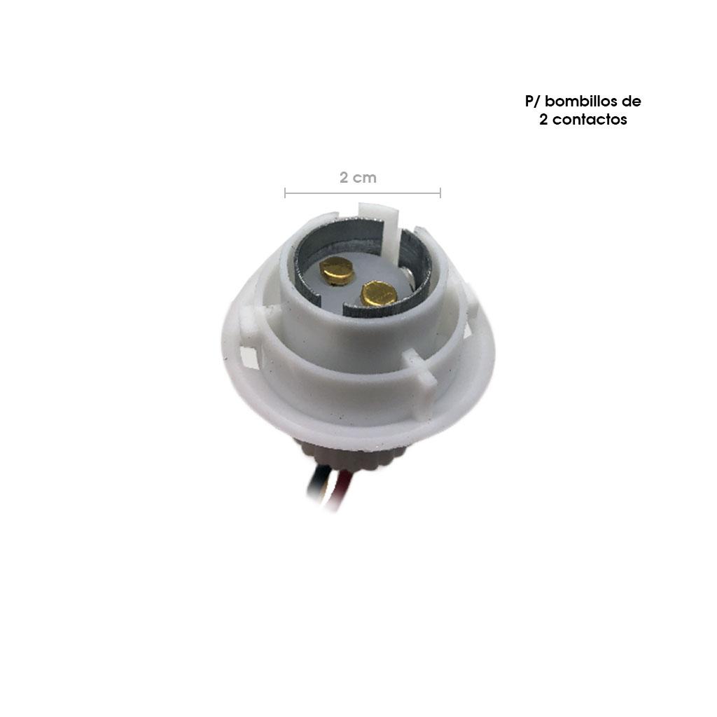 SOCKET DE 2 CONTACTOS FOCO NORMAL